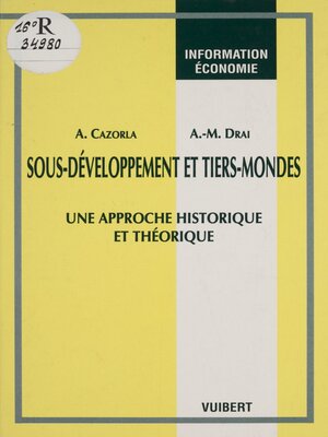 cover image of Sous-développement et Tiers-Monde